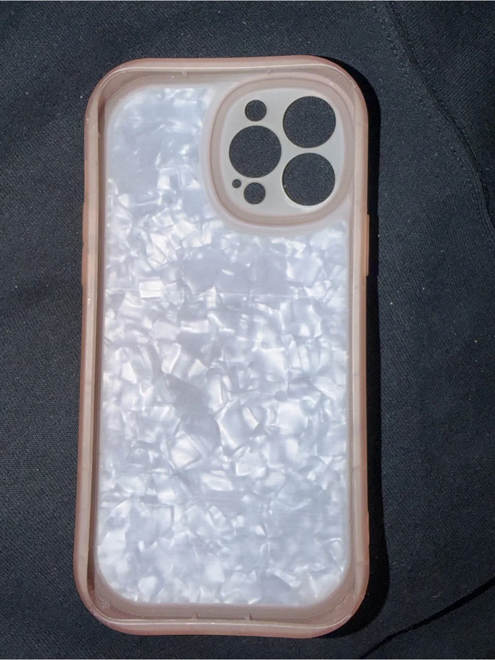 3 Pack - iPhone 13 Pro Max Cases Pearl Pink, Floral, Clear Mandala Glitter